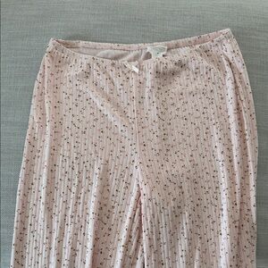 Full Tilt Pink Pleated Floral Top